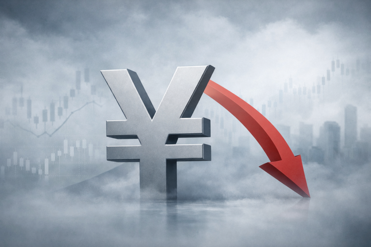 円安が加速する下降トレンド