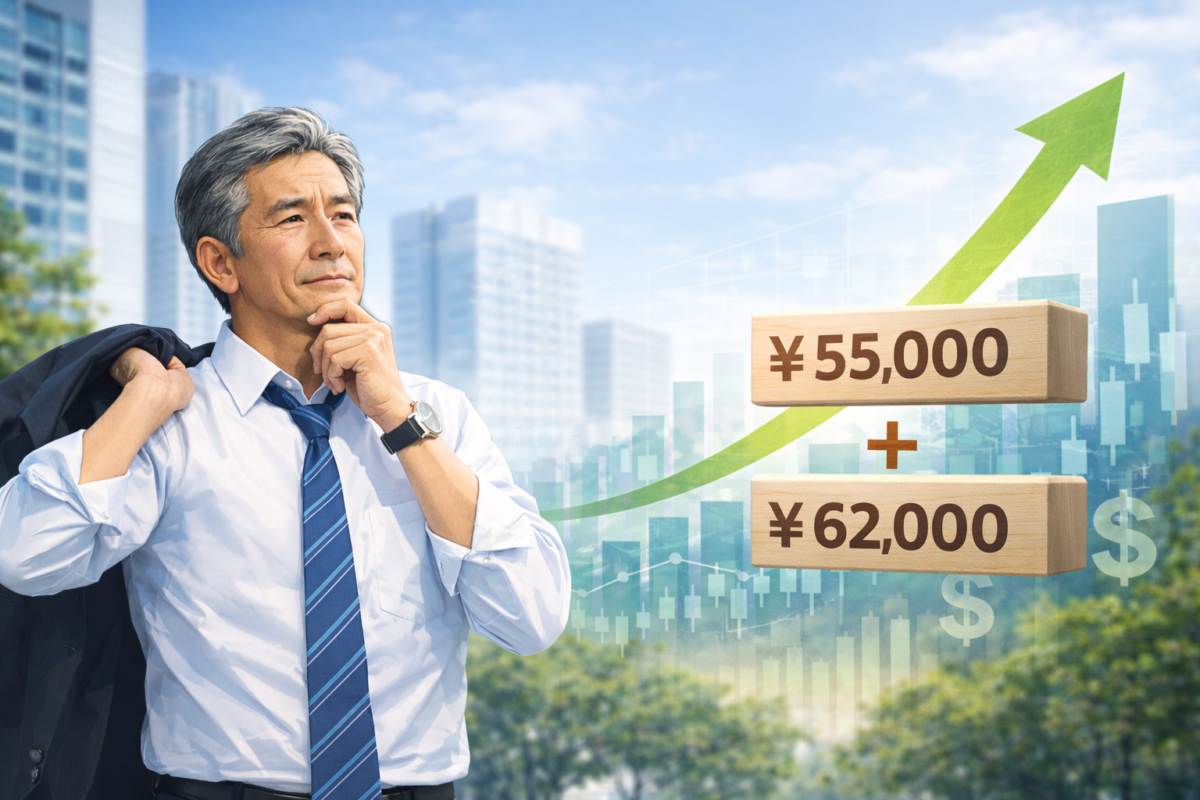 iDeCo拠出限度額引き上げのイラスト