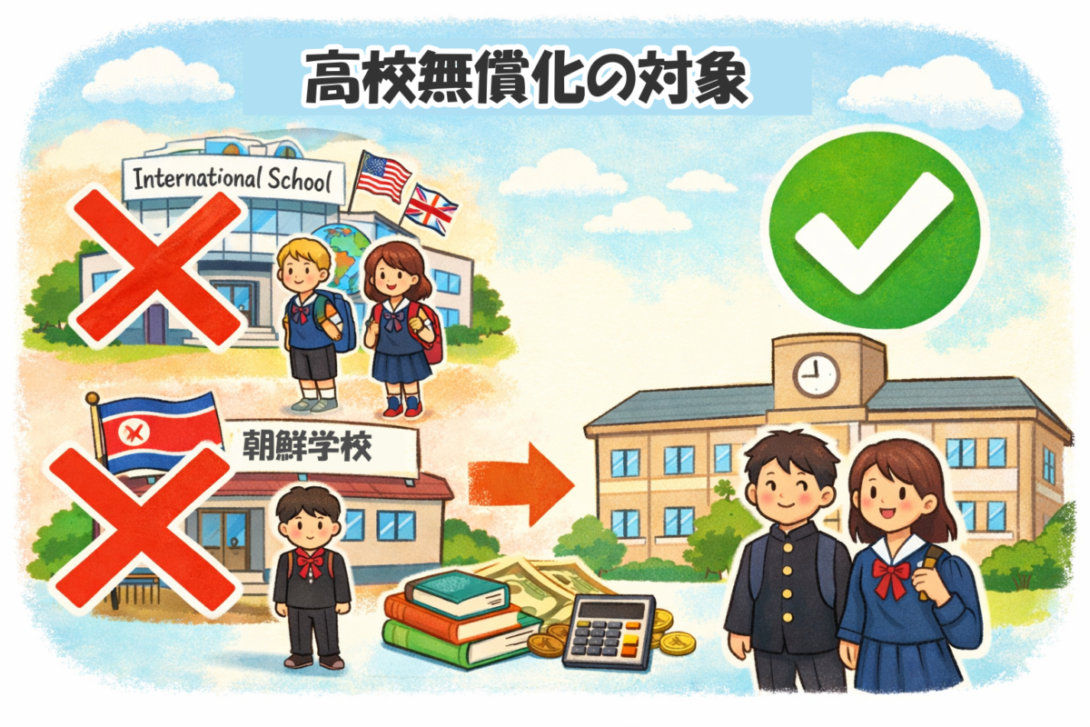 支援の対象となる学校のイメージ