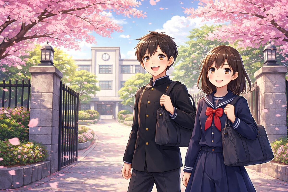 中学校入学のイメージ